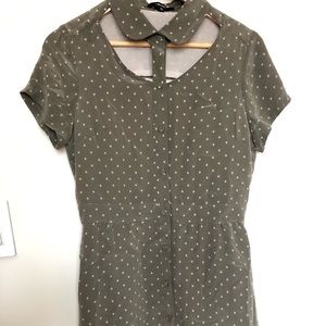 Nasty gal Funktional Star Print Silk Dress